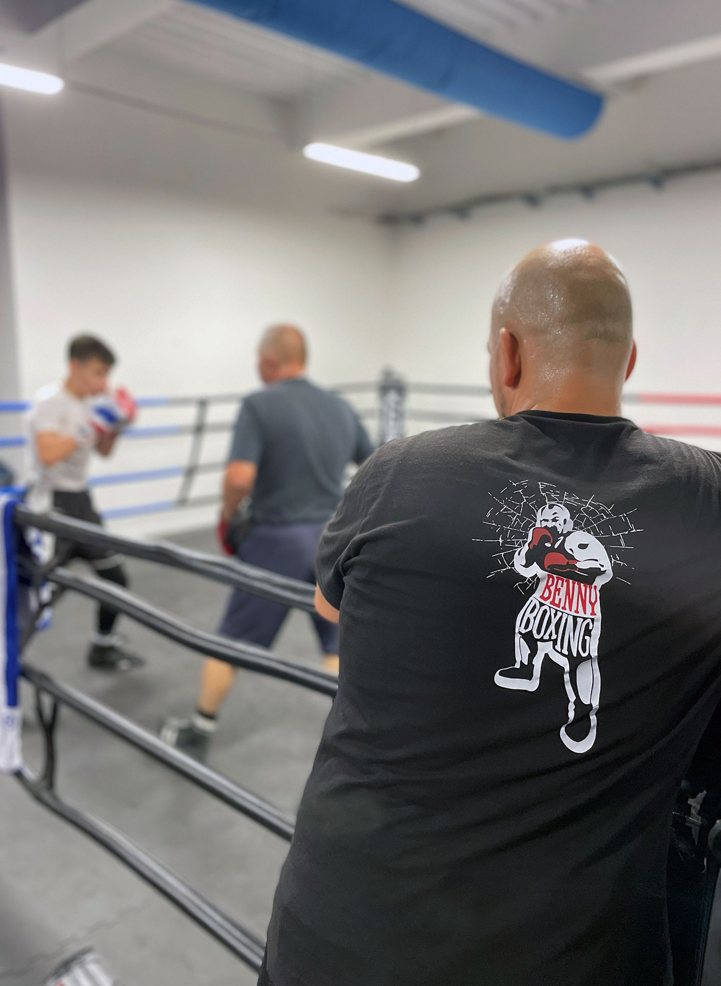 Benny boxing společný trénink boxu